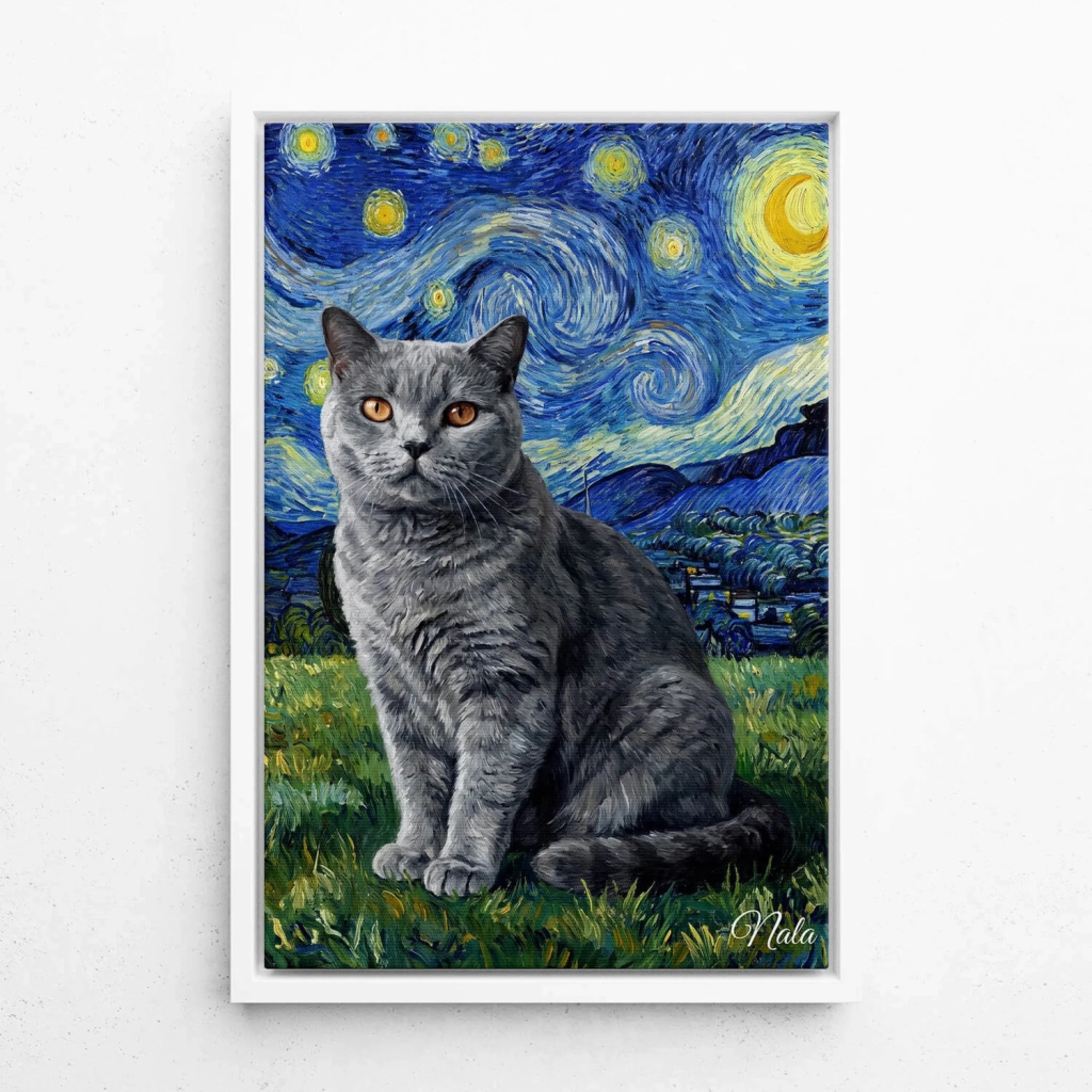 katzenportrait-leinwand-rahmen