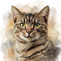 Beispiele Katzen Aquarell